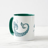 擦り切れたな人魚 マグカップ (正面左)