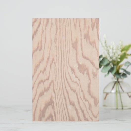 擦り切れたな木製の穀物 便箋 (スタンド正面)