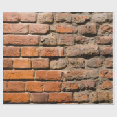 擦り切れたな煉瓦 ラッピングペーパー (フラット)