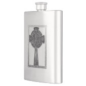 擦り切れたな金属の十字 フラスク (左)