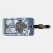 擦り切れたな金属の十字 ラゲッジタグ (裏面横)