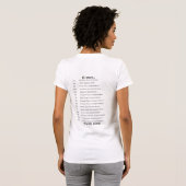 擦り切れたなTシャツ Tシャツ (裏面フル)