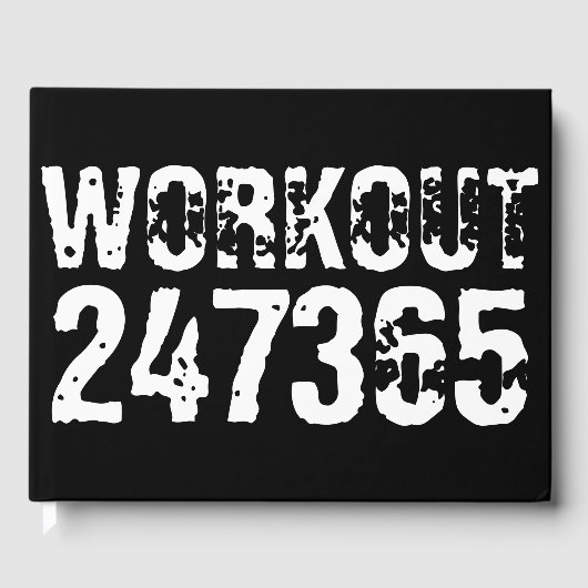 擦り切れたアウトとスクラッチ文字トレーニング247365白 ゲストブック (正面)