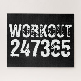 擦り切れたアウトとスクラッチ文字トレーニング247365白 ジグソーパズル