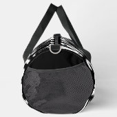 擦り切れたアウトとスクラッチ文字トレーニング247365白 ダッフルバッグ (右)