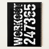 擦り切れたアウトとスクラッチ文字トレーニング247365白 プランナー手帳 (裏面)