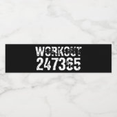 擦り切れたアウトとスクラッチ文字トレーニング247365白 ペットボトルラベル (シングルラベル)