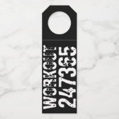 擦り切れたアウトとスクラッチ文字トレーニング247365白 ボトルネックタグ (正面)