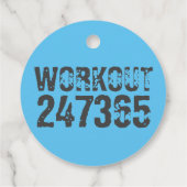 擦り切れたアウトとスクラッチ文字トレーニング247365青 フェイバータグ (裏面)