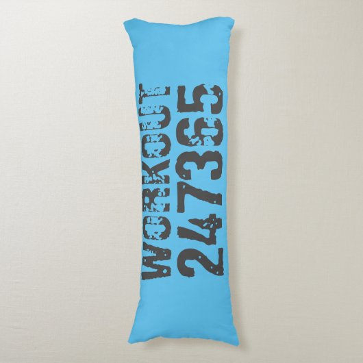 擦り切れたアウトとスクラッチ文字トレーニング247365青 ボディピロー (正面縦)