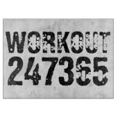 擦り切れたアウトとスクラッチ文字トレーニング247365 rustic カッティングボード (正面)