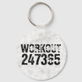 擦り切れたアウトとスクラッチ文字トレーニング247365 rustic キーホルダー (正面)