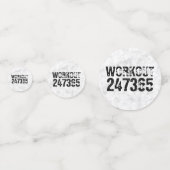 擦り切れたアウトとスクラッチ文字トレーニング247365 rustic コンフェッティ (正面)