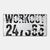 擦り切れたアウトとスクラッチ文字トレーニング247365 rustic デスクマット (キーボード&マウス)