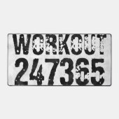 擦り切れたアウトとスクラッチ文字トレーニング247365 rustic デスクマット (正面)