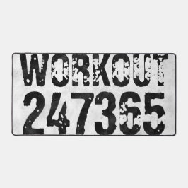 擦り切れたアウトとスクラッチ文字トレーニング247365 rustic デスクマット