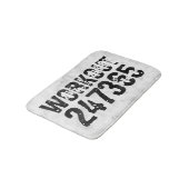 擦り切れたアウトとスクラッチ文字トレーニング247365 rustic バスマット (アングル)