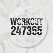 擦り切れたアウトとスクラッチ文字トレーニング247365 rustic フェイバータグ (裏面)