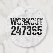 擦り切れたアウトとスクラッチ文字トレーニング247365 rustic フェイバータグ (正面)