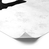 擦り切れたアウトとスクラッチ文字トレーニング247365 rustic ポスター (角)