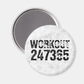 擦り切れたアウトとスクラッチ文字トレーニング247365 rustic マグネット (正面/裏面)