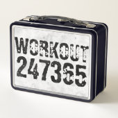 擦り切れたアウトとスクラッチ文字トレーニング247365 rustic メタルランチボックス (裏面)