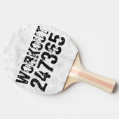 擦り切れたアウトとスクラッチ文字トレーニング247365 rustic 卓球ラケット (横)