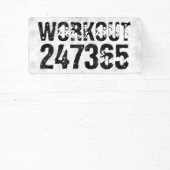 擦り切れたアウトとスクラッチ文字トレーニング247365 rustic 横断幕 (インサイチュ)