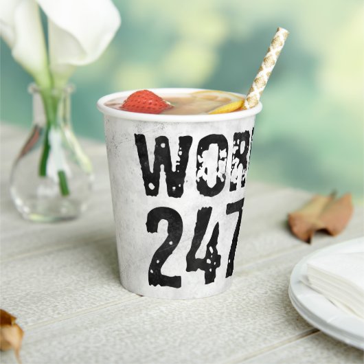 擦り切れたアウトとスクラッチ文字トレーニング247365 rustic 紙コップ (インサイチュ)