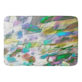 擦り切れたカラフル、マットとサテンの間の擦れ合い バスマット (正面)