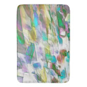 擦り切れたカラフル、マットとサテンの間の擦れ合い バスマット (正面縦)