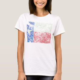 擦り切れたテキサス州国旗 Tシャツ