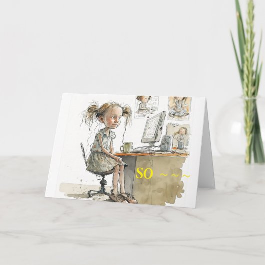 擦り切れた友情カード サンキューカード (正面)