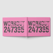 擦り切れた文字トレーニング247365ピンク ゲストブック (全面)