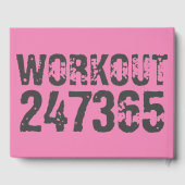 擦り切れた文字トレーニング247365ピンク ゲストブック (裏面)