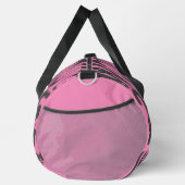 擦り切れた文字トレーニング247365ピンク ダッフルバッグ (右)