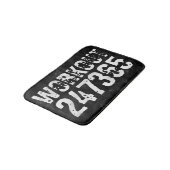 擦り切れた文字トレーニング247365ヴィンテージ バスマット (アングル)