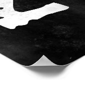 擦り切れた文字トレーニング247365ヴィンテージ ポスター (角)