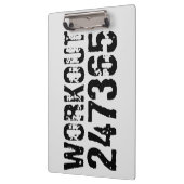 擦り切れた文字トレーニング247365黒 クリップボード (左)