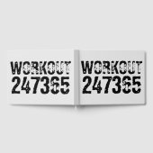 擦り切れた文字トレーニング247365黒 ゲストブック (全面)