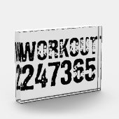 擦り切れた文字トレーニング247365黒 フォトブロック (左)