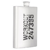 擦り切れた文字トレーニング247365黒 フラスク (右)