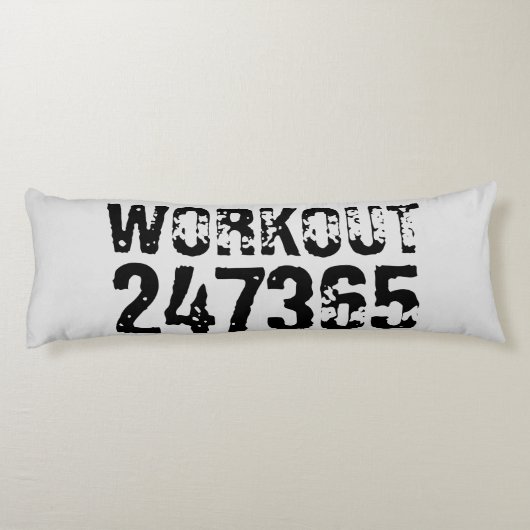 擦り切れた文字トレーニング247365黒 ボディピロー (裏面)
