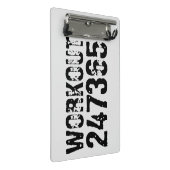 擦り切れた文字トレーニング247365黒 ミニクリップボード (アングル)