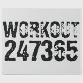 擦り切れた文字トレーニング247365黒 ラッピングペーパー (フラット)