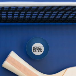 擦り切れた文字トレーニング247365黒 卓球ボール