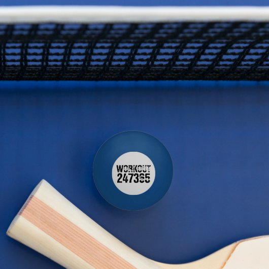 擦り切れた文字トレーニング247365黒 卓球ボール (テーブル)