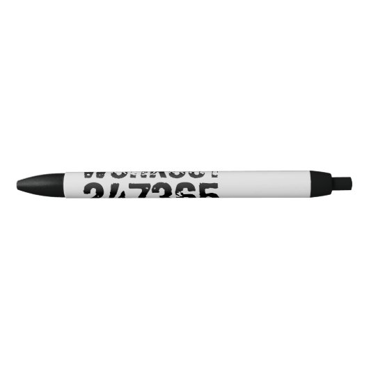 擦り切れた文字トレーニング247365黒 黒ボールペン (正面)