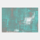 擦り切れモダンた粗野な抽象芸術 ラッピングペーパーシート (正面)