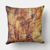 擦れた錆びたテクスチャ – ベージュブラウンアーバンテーマド アウトドアクッション (裏面)